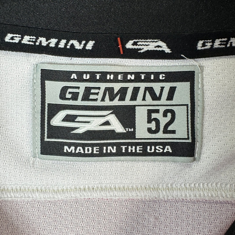 Gemini Union College Hockey Jersey Men's Size 52 Pink Black ECAC Authentic USA - Picture 6 of 9